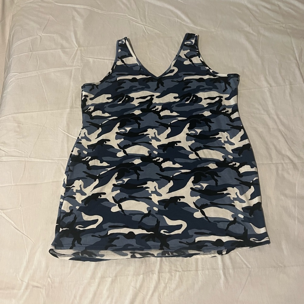 Winter Camo Tank Top (Fleece)